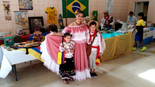 traje tipico cumbia tradicional colombia muyska
