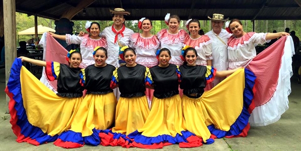 Traje Cumbia Tradicional Colombia Garabato Muyska